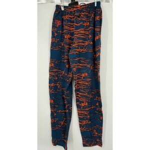 VTG Zubaz Chicago Bears NFL Lounge Pants Orange Navy Blue  Mens Streetware
